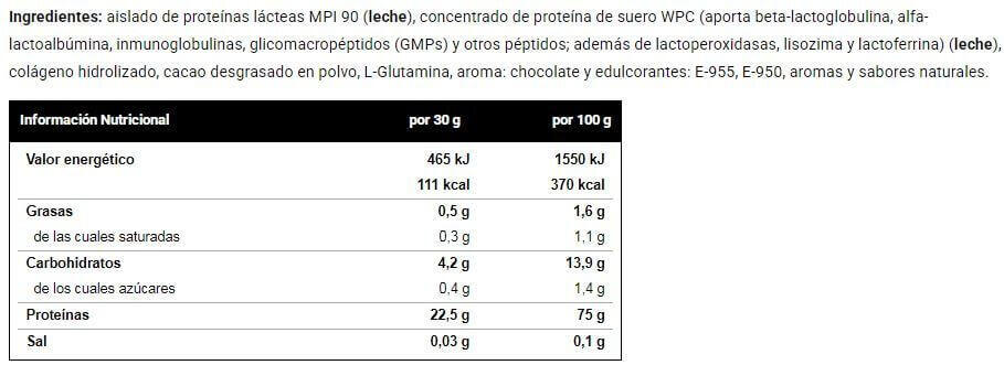 Milk protein isolate 80 - 1kg Chocolat de VitoBest 2/3