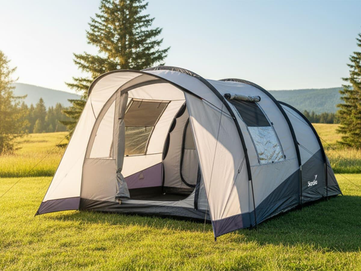 Tente tunnel Isken 3 Sleeper Protect - 3 personnes - Sol cousu - Protection UV 2/7