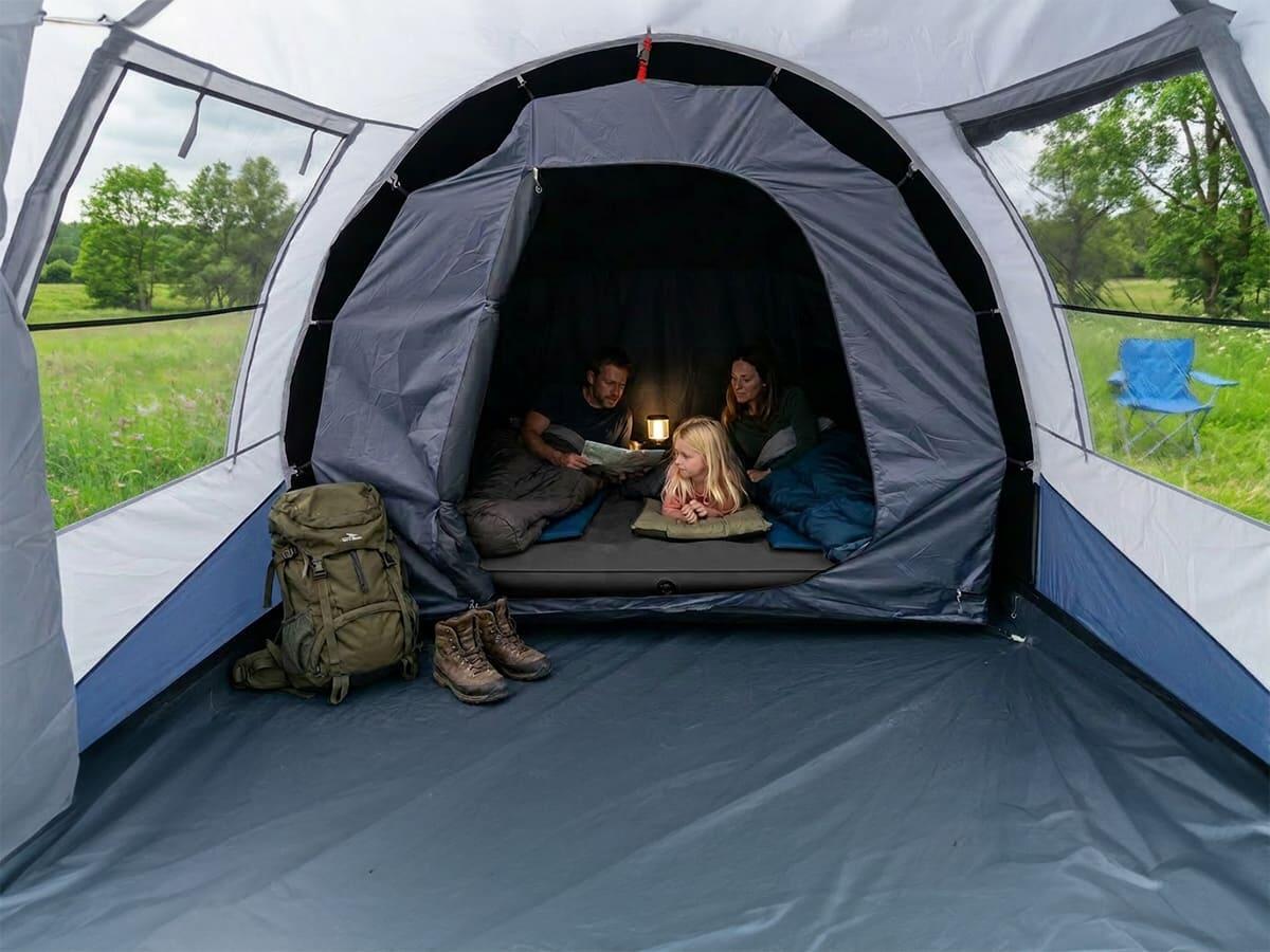 Tente tunnel Isken 3 Sleeper Protect - 3 personnes - Sol cousu - Protection UV 5/7