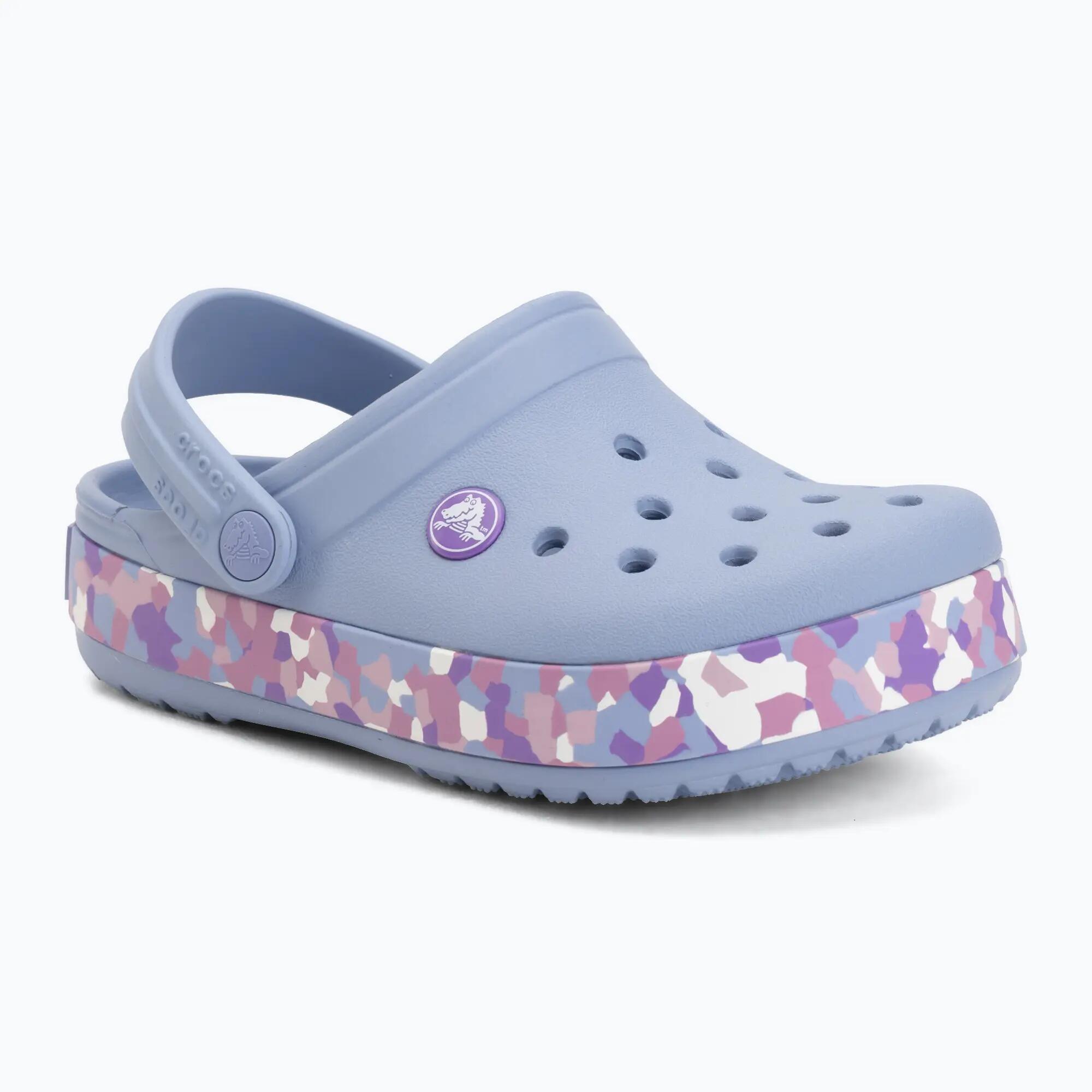 Klapki dziecięce Crocs Crockband Glow Confetti Band 2/7