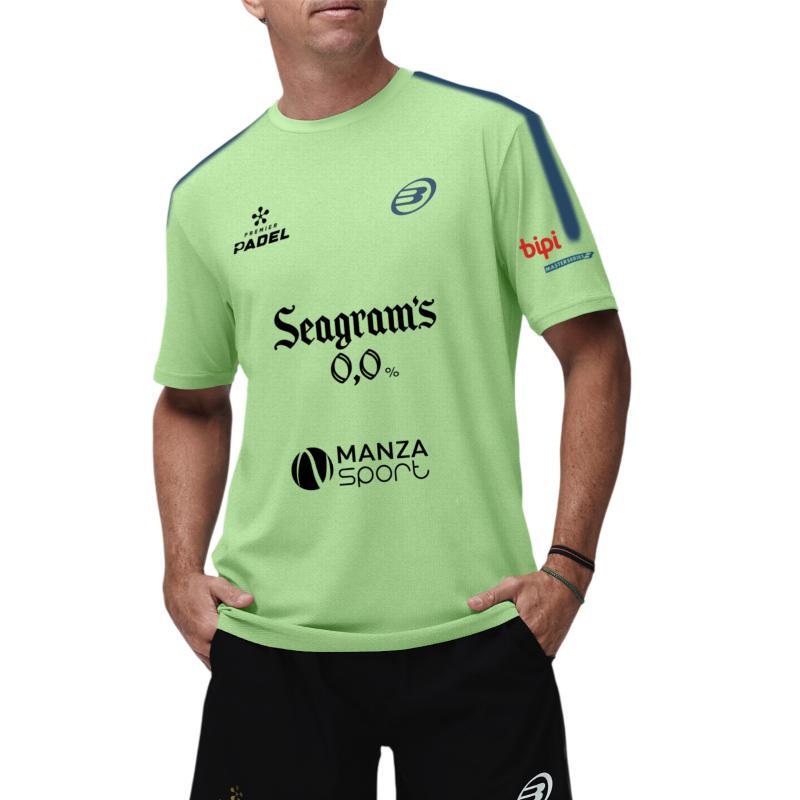 BULLPADEL MONTSE Verde SS26 PAQUITO NAVARRO (Camiseta Oficial) 5/7
