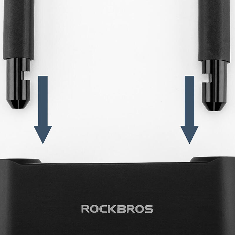 lacăt de bicicletă Rockbros cu cititor de amprente și Bluetooth