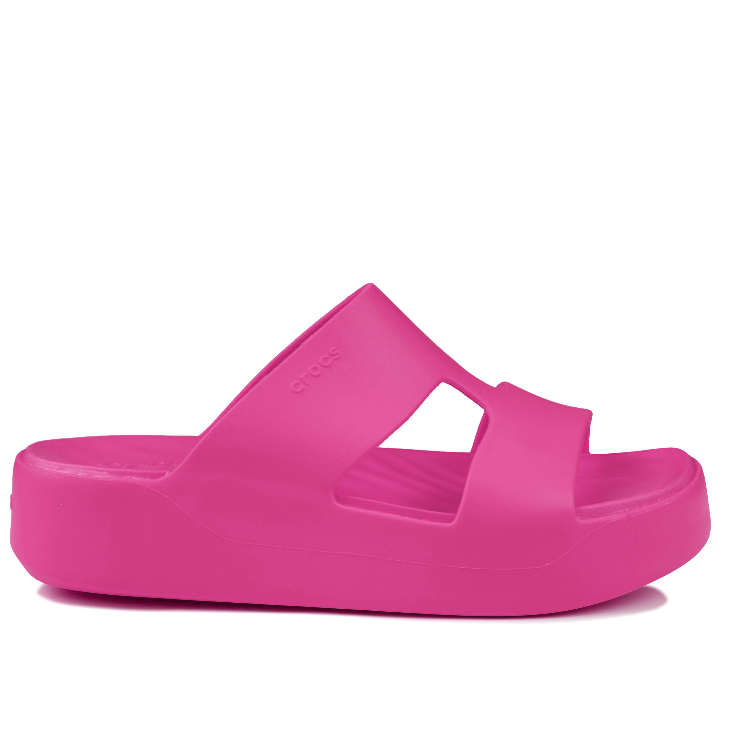 Klapki damskie sportowe Crocs GETAWAY PLATFORM H-STRAP 7/7