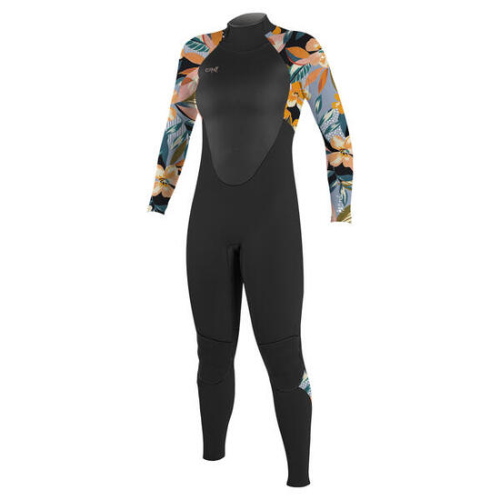 Combinaison de surf full zip dorsale fille O'Neill Epic 4/3
