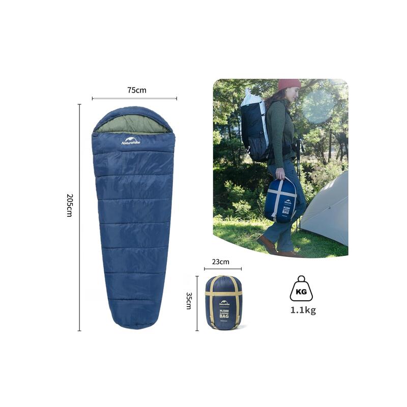 Sac de dormit de trekking MJ300 Mummy CNK2300SD014