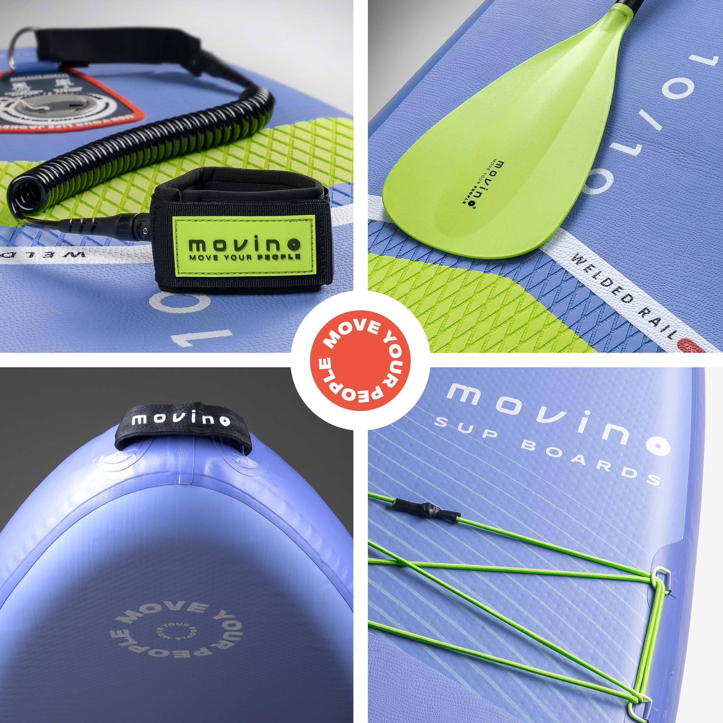 Tabla SUP hinchable Garda LL 10'10” (330 cm) bordes soldados remo 2 en 1 3/8