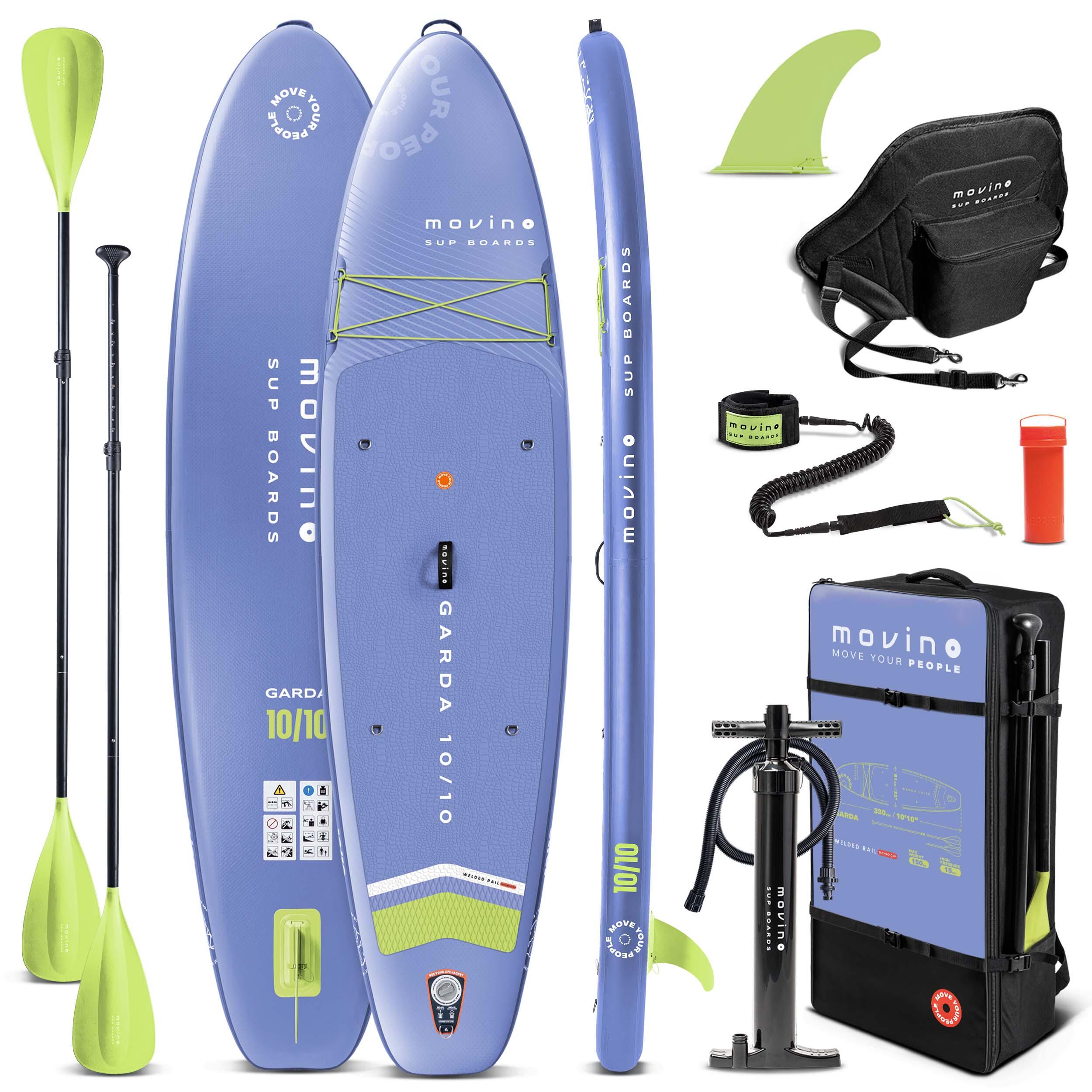 MOVINO Nafukovací SUP paddleboard Garda LL (330 cm) svařované hrany pádlo 2v1