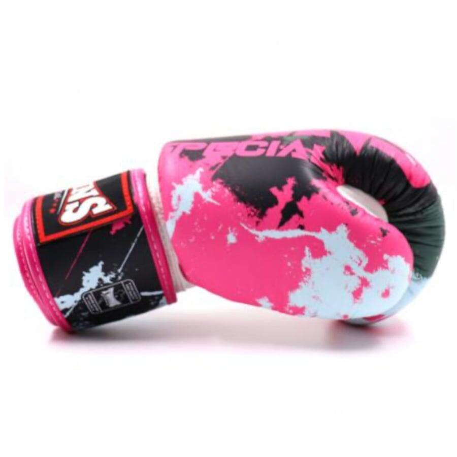 Rękawice Bokserskie Twins Special  ze skóry naturalnej Fancy Candy  14 Oz 3/3