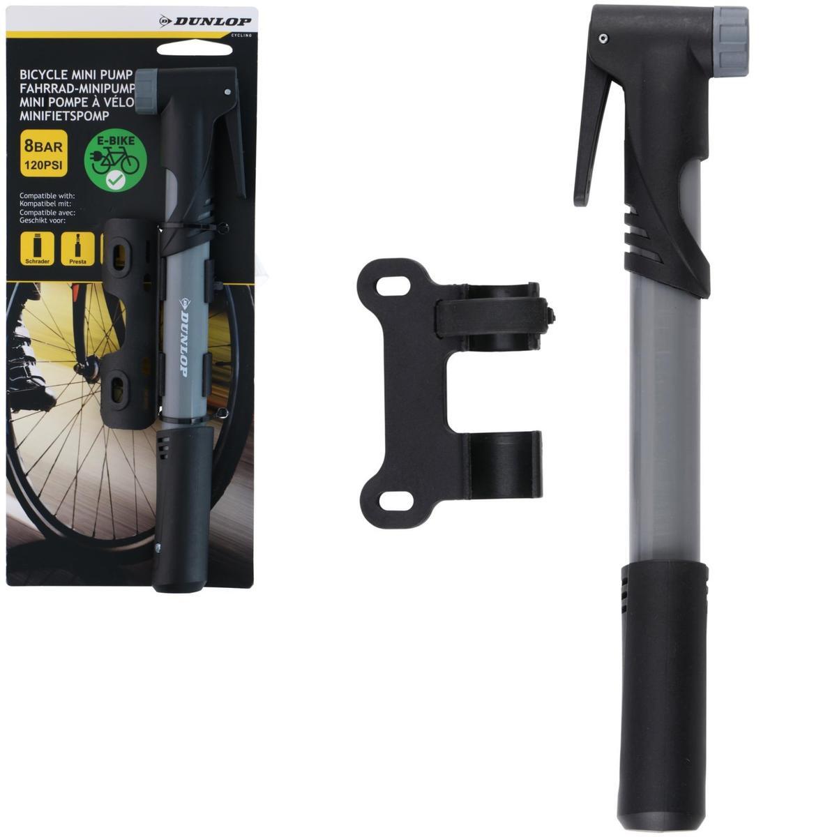 Pompka rowerowa mini Dunlop 120psi 8bar 2/5