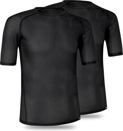 Lot de 2 débardeurs Gripgrab Ultralight noirs unisexes en maille - Taille 2XL