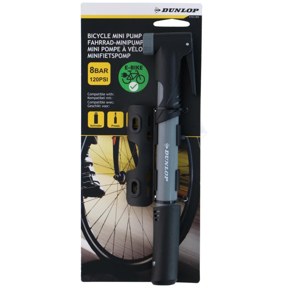 Pompka rowerowa mini Dunlop 120psi 8bar 5/5