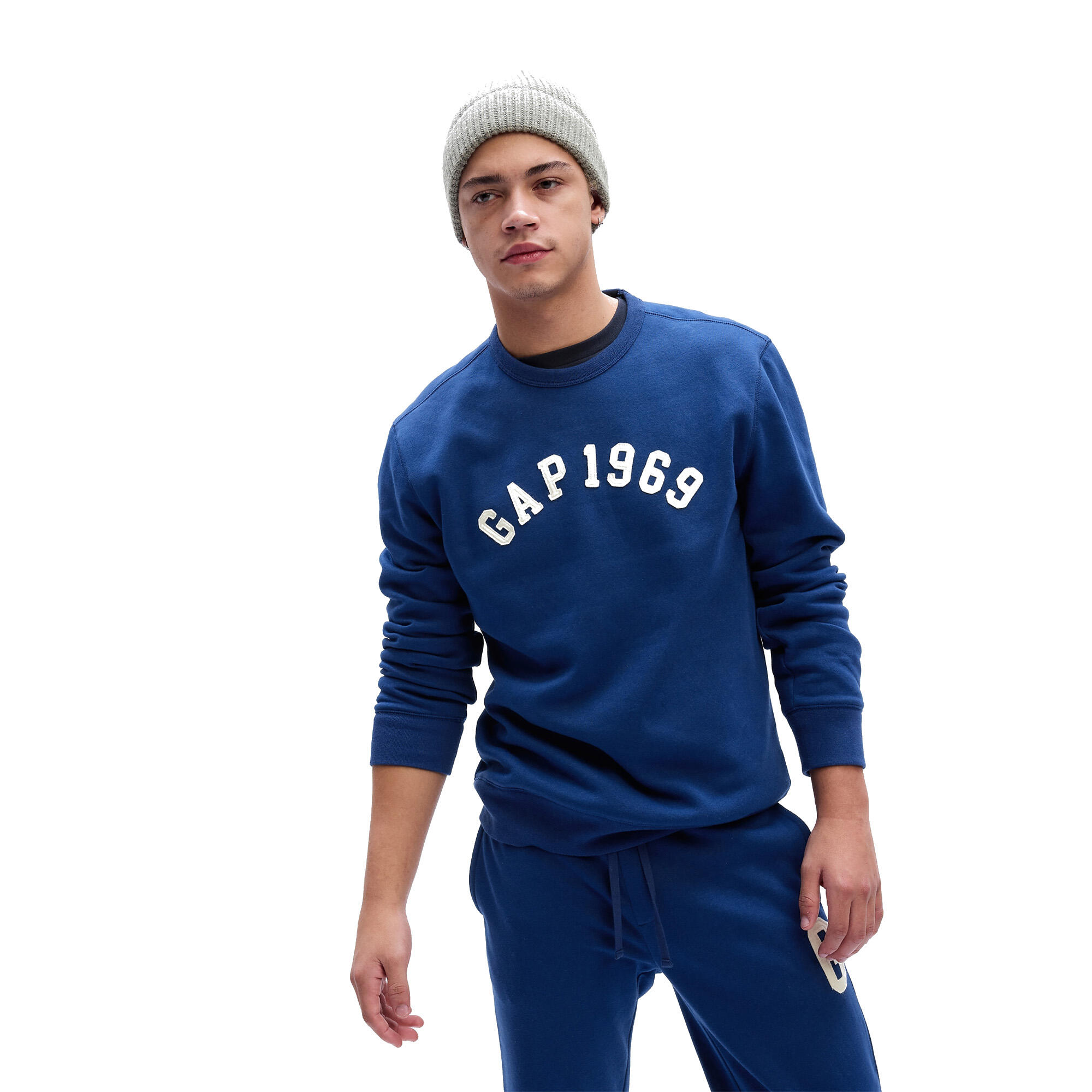 Bluza męska GAP 1969 Logo Crewneck 2/2
