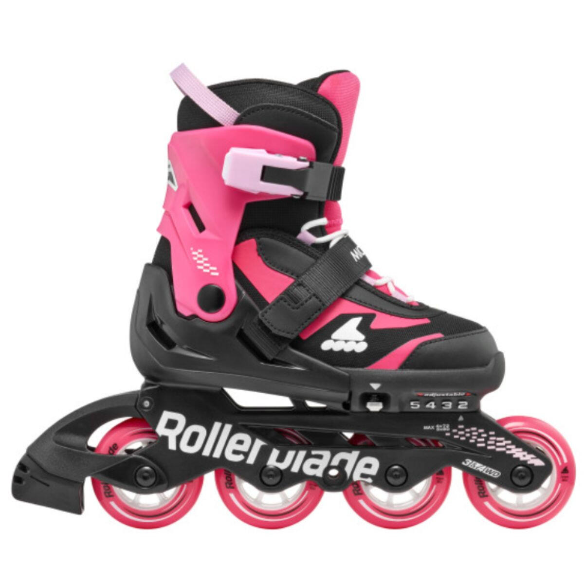 Rolki Rollerblade Microblade Black Pink Junior 6/7