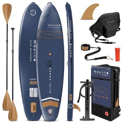 Tavola SUP gonfiabile saldata Garda NB (330 cm) con sedile kayak e pagaia 2 in 1