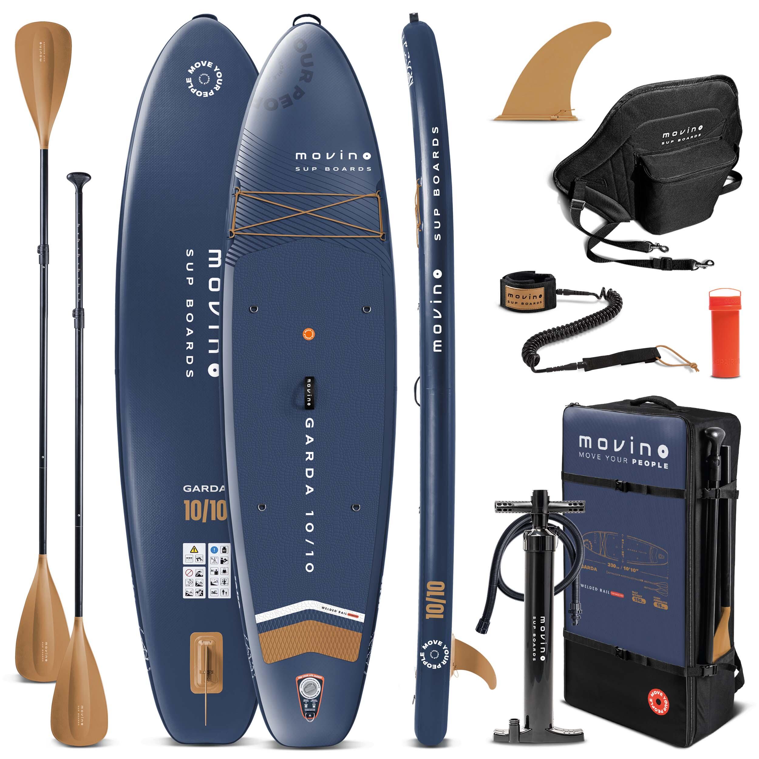 MOVINO Nafukovací SUP paddleboard Garda NB (330 cm) svařované hrany pádlo 2v1