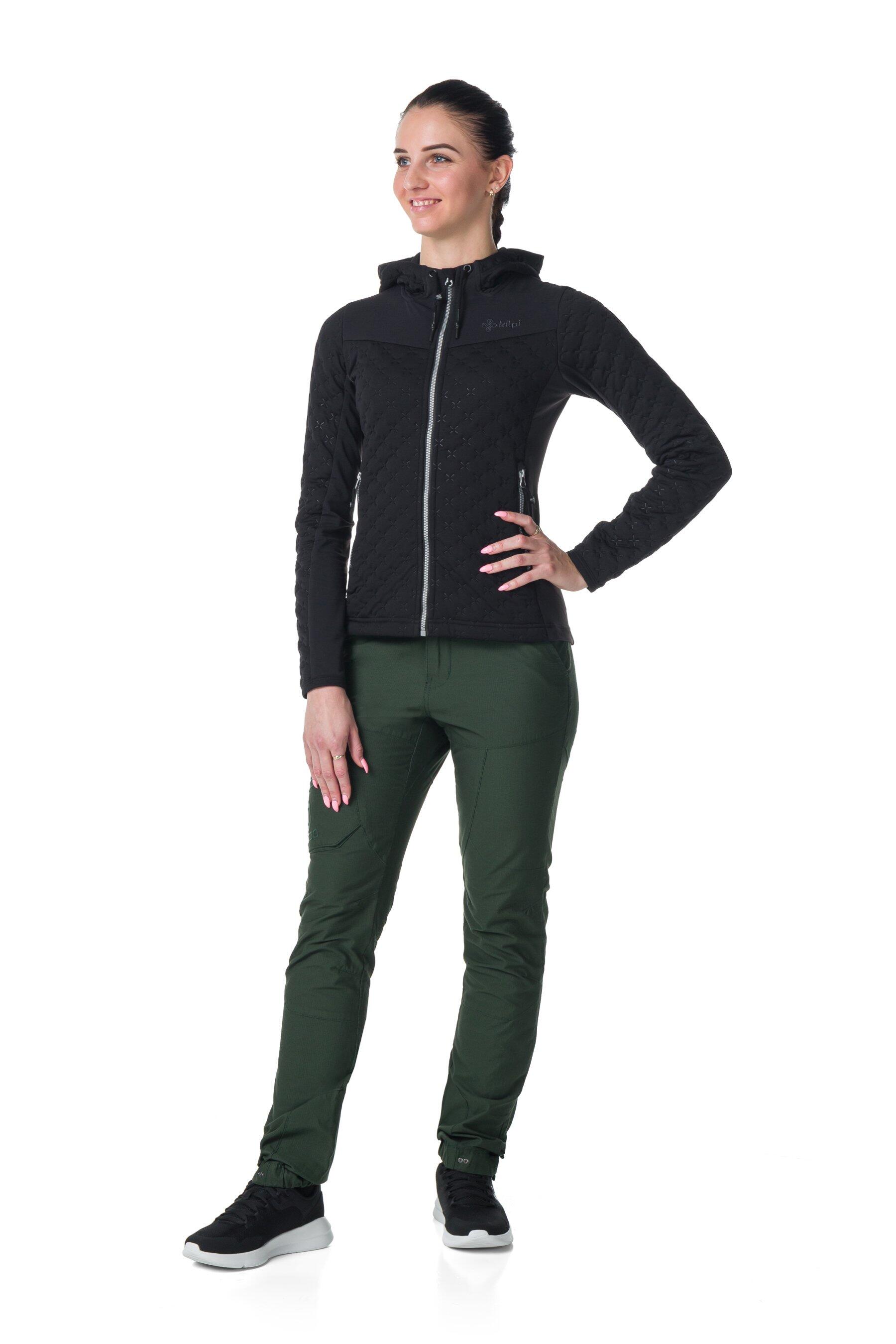 Pantalon femme Kilpi Jasper-W de randonnée, vert 5/7