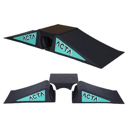 ACTA Rampe de Skate pour Enfants - Mini Rampe pour Trottinette Freestyle, BMX, V