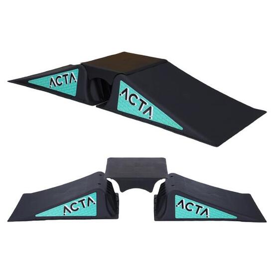 ACTA Rampe de Skate pour Enfants - Mini Rampe pour Trottinette Freestyle, BMX, V