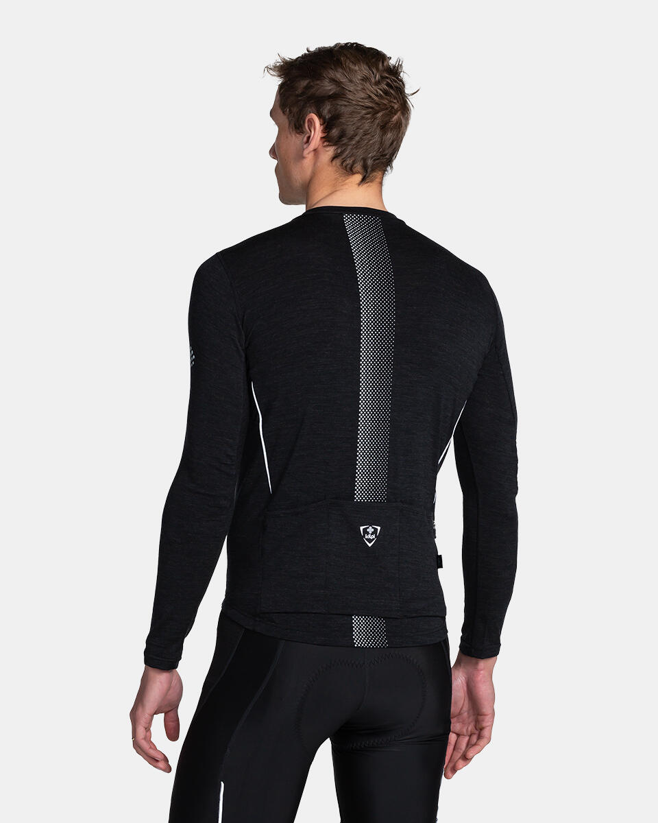 Maillot cyclisme homme Kilpi Sonet-M manches longues gris 2/7