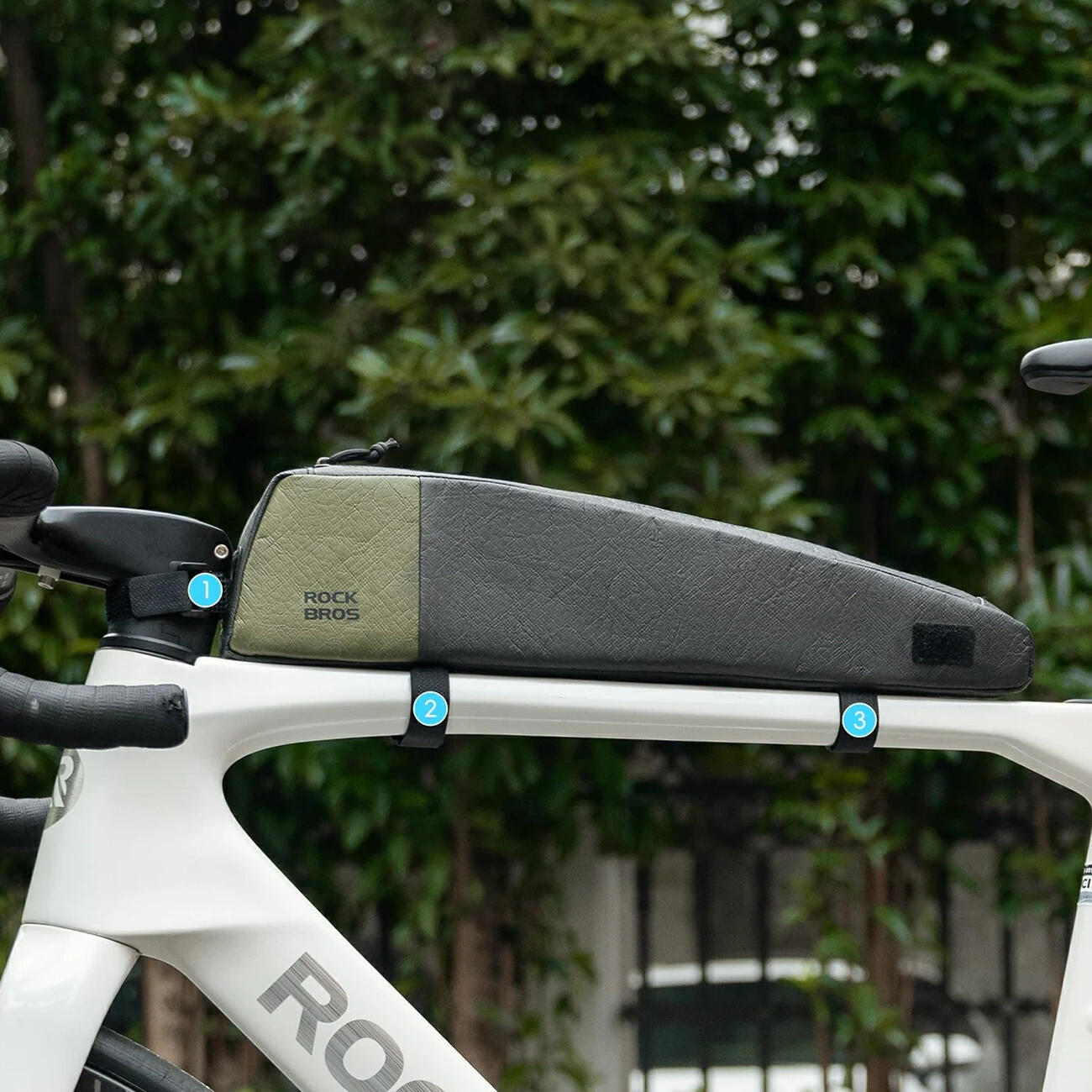 Cyklistická brašna Rockbros na horní rámovou trubku 0,9 l 6/6