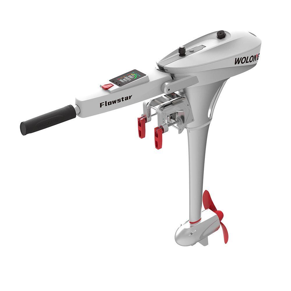 CAMPSUP motor WOLONG Flowstar 1.5 Tiller Shortshaft White