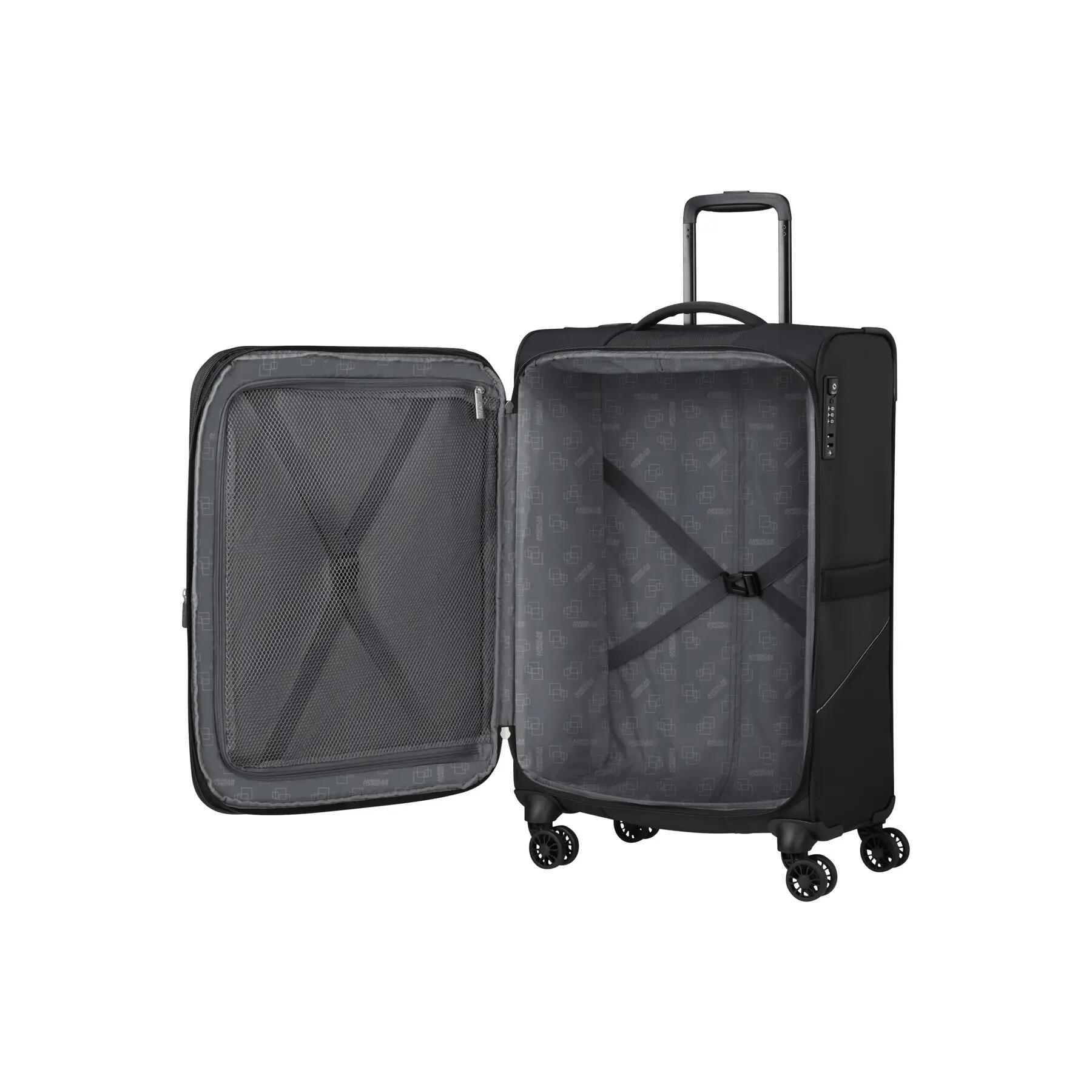 Reisemal mit 4 Rollen American Tourister Summerride M EXP TSA 4/4