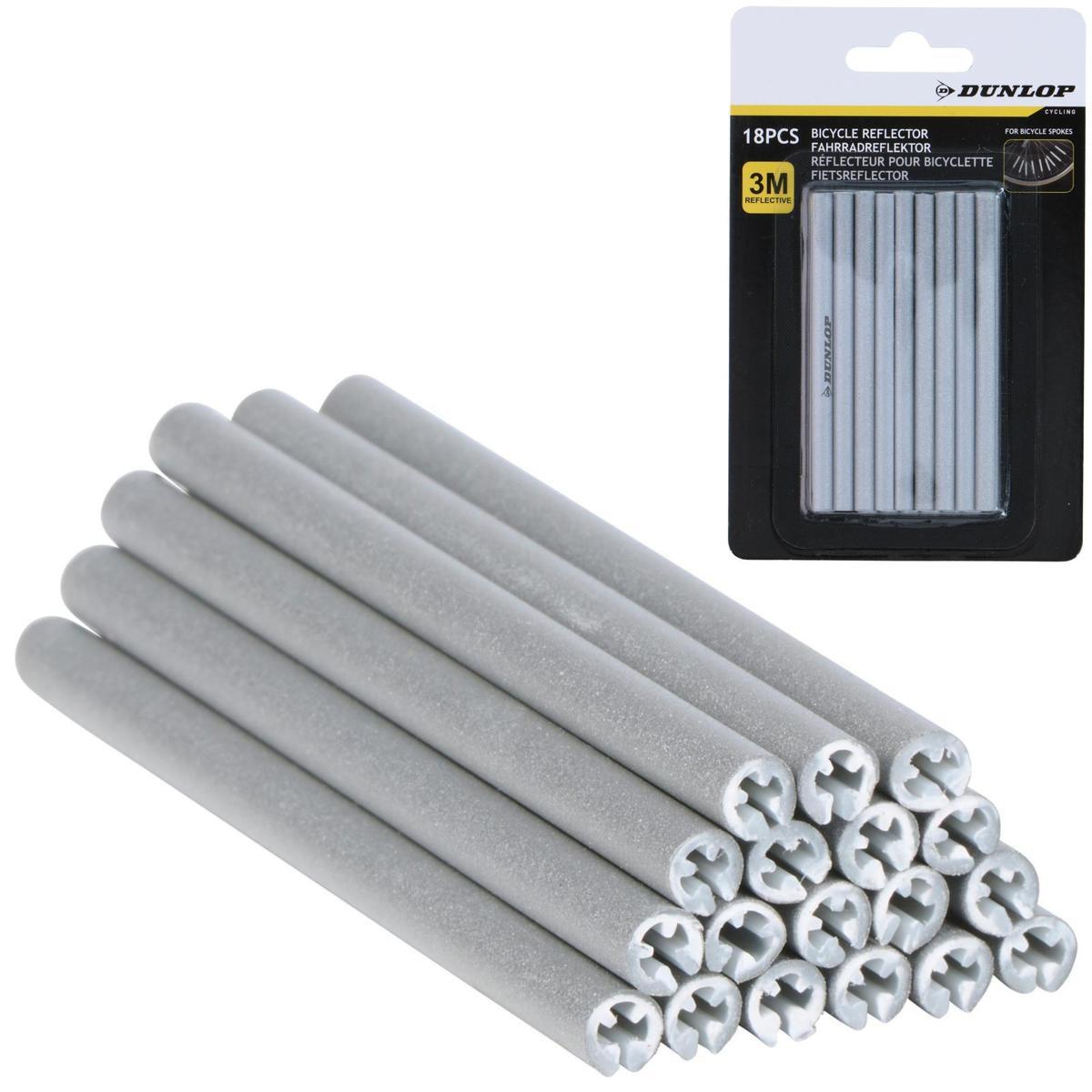 Odblaski na szprychy Dunlop 18szt 3/4