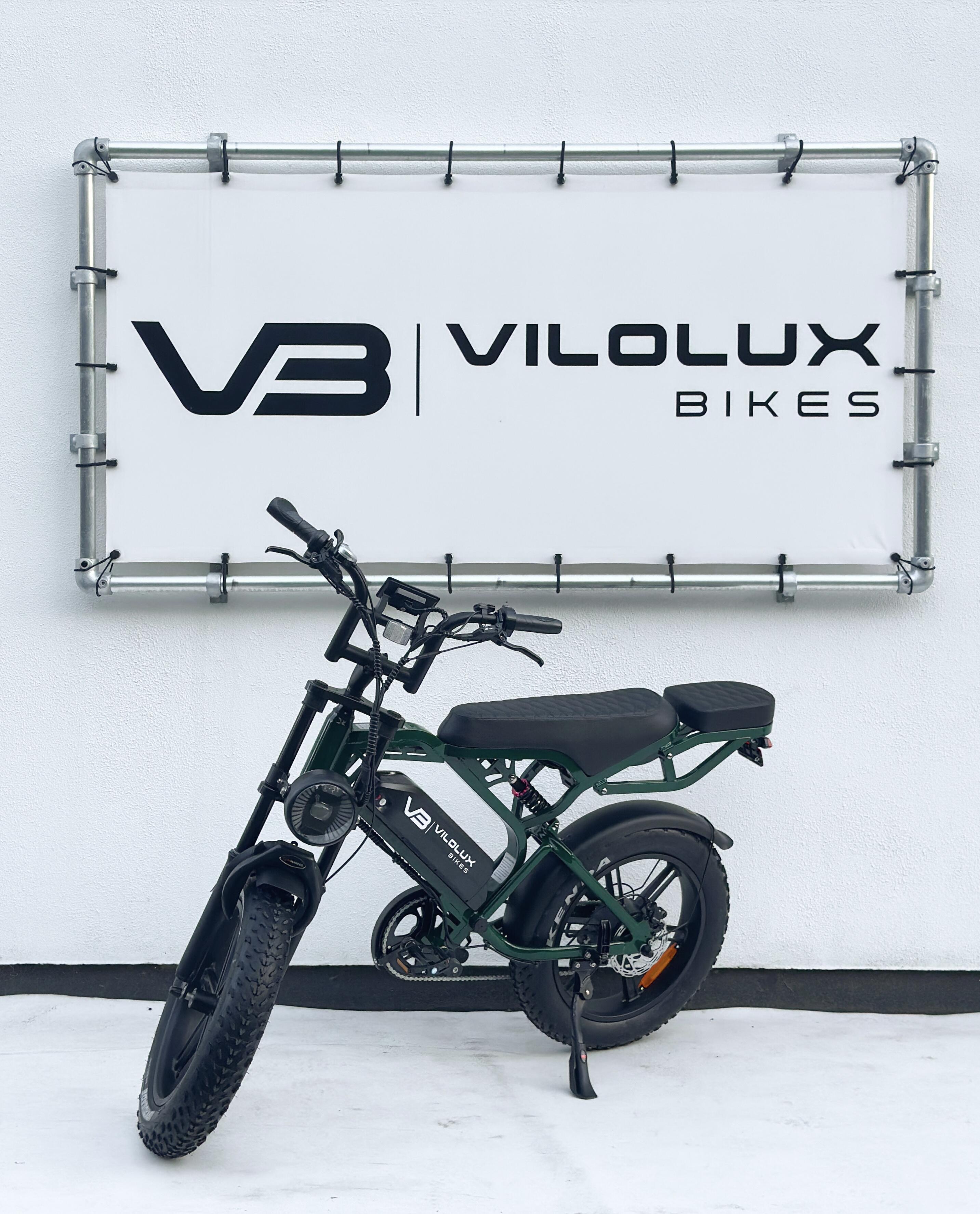 Fatbike V20 PRO met achterzit  - GROEN - Rijklaar geleverd 5/6