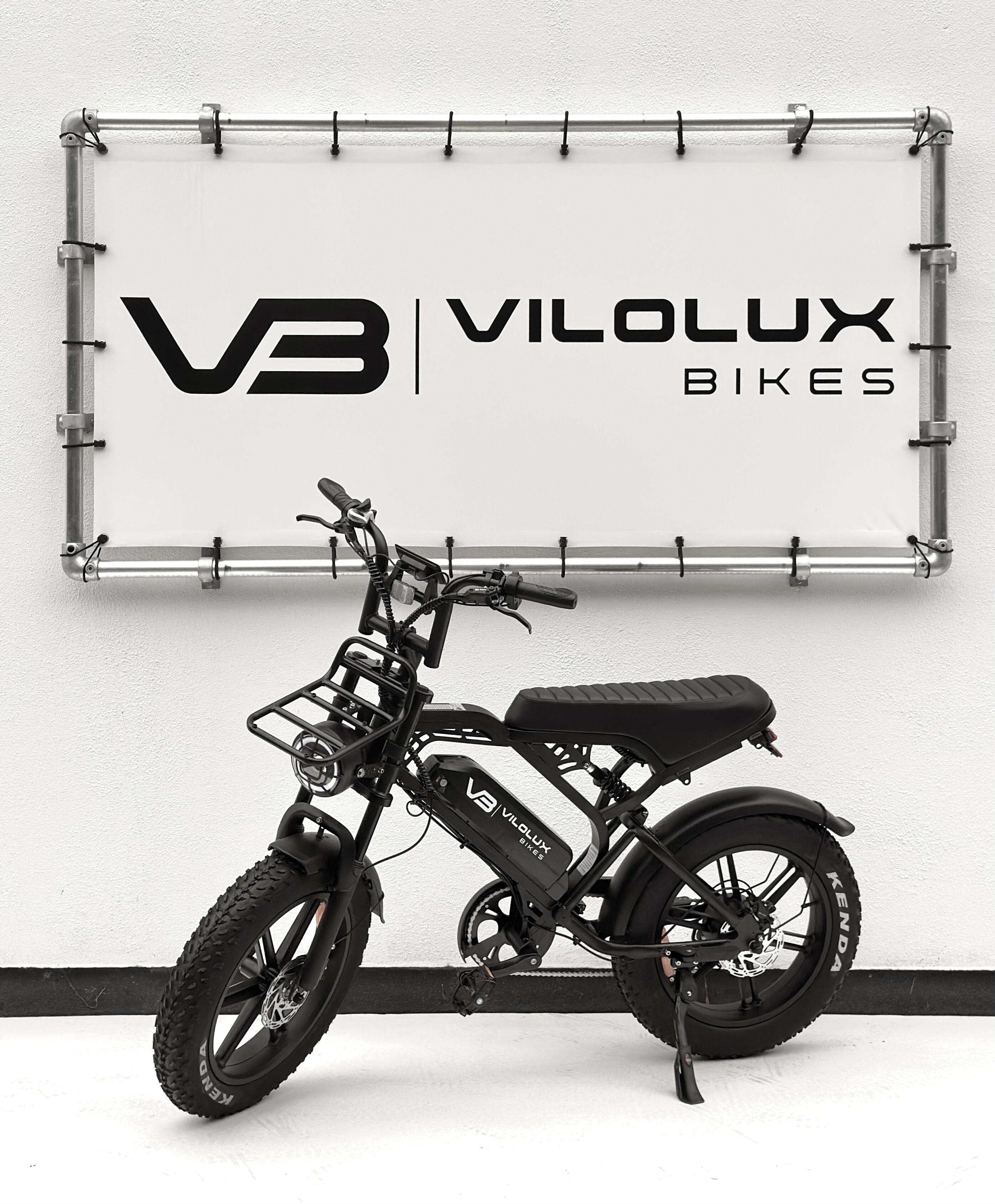 Fatbike V20 PRO met voorrekje - ZWART - Rijklaar geleverd 3/3