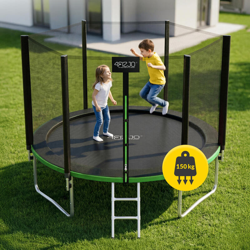 Trambulină de exterior pentru copii 4FIZJO CLASSIC 312 cm 10FT