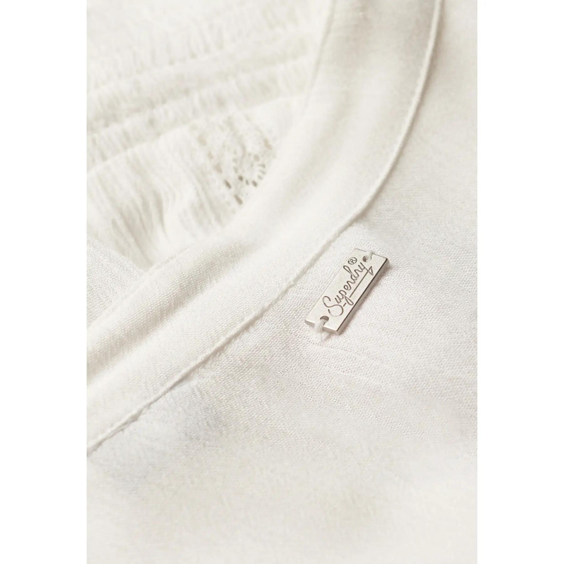 Blusa smocked de manga larga para mujer Superdry 5/6