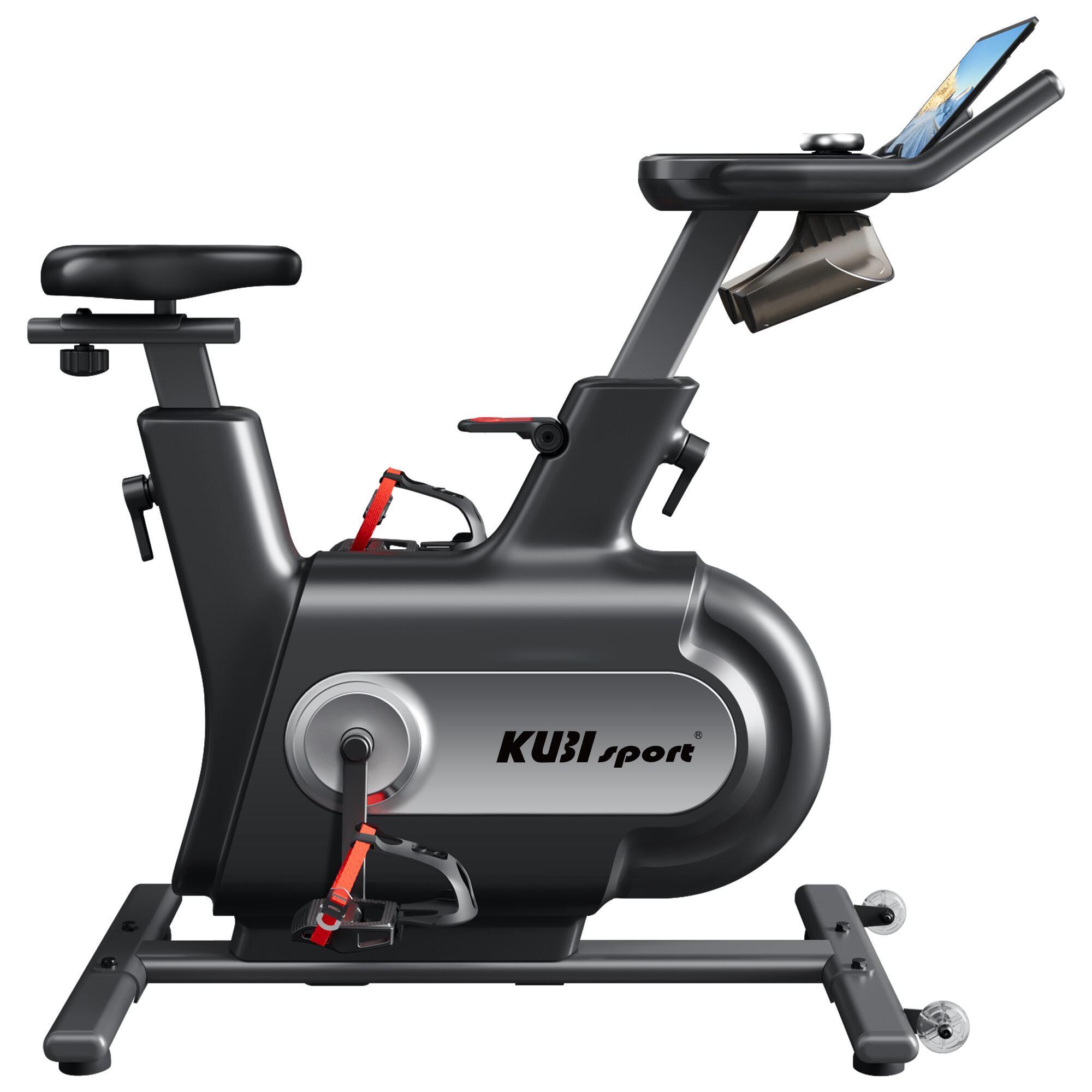 KUBISPORT Magnetický cyklotrenažér BC90K bezdrátový, samonapájecí s bluetooth