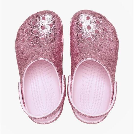 Klapki dziecięce Crocs Classic Chunky Glitter