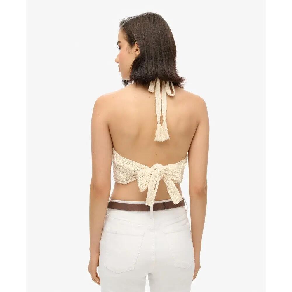 Blouse court à dos nu en crochet femme Superdry 5/7
