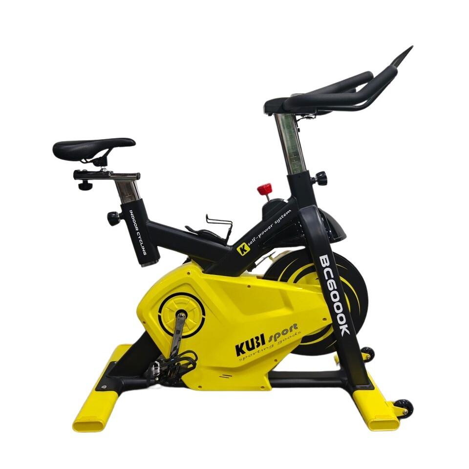 KUBISPORT Cyklotrenažer elektro-magnetický s bluetooth, bezdrátový, samonapájecí BC6000K