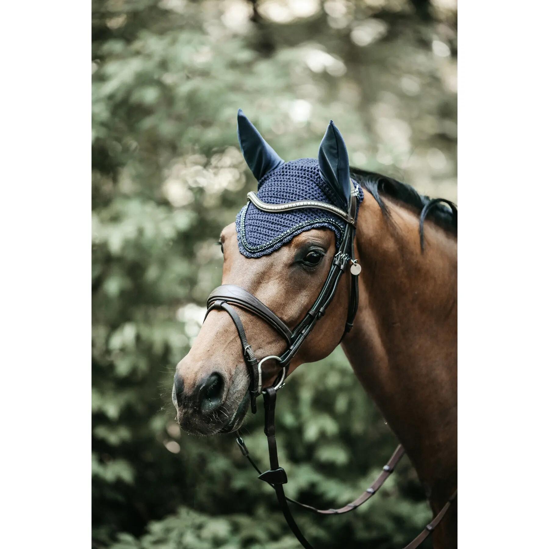 Bonnet anti-mouche long stone & pearl marine foncé 2/4