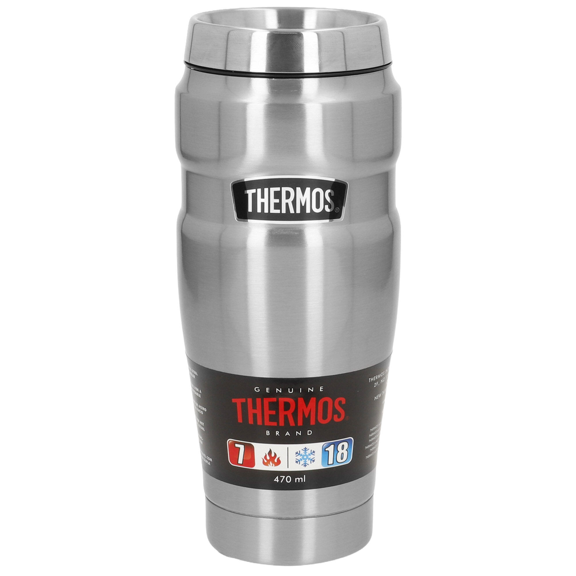 Termo acero inoxidable 470 ml aislamiento doble pared 7/7