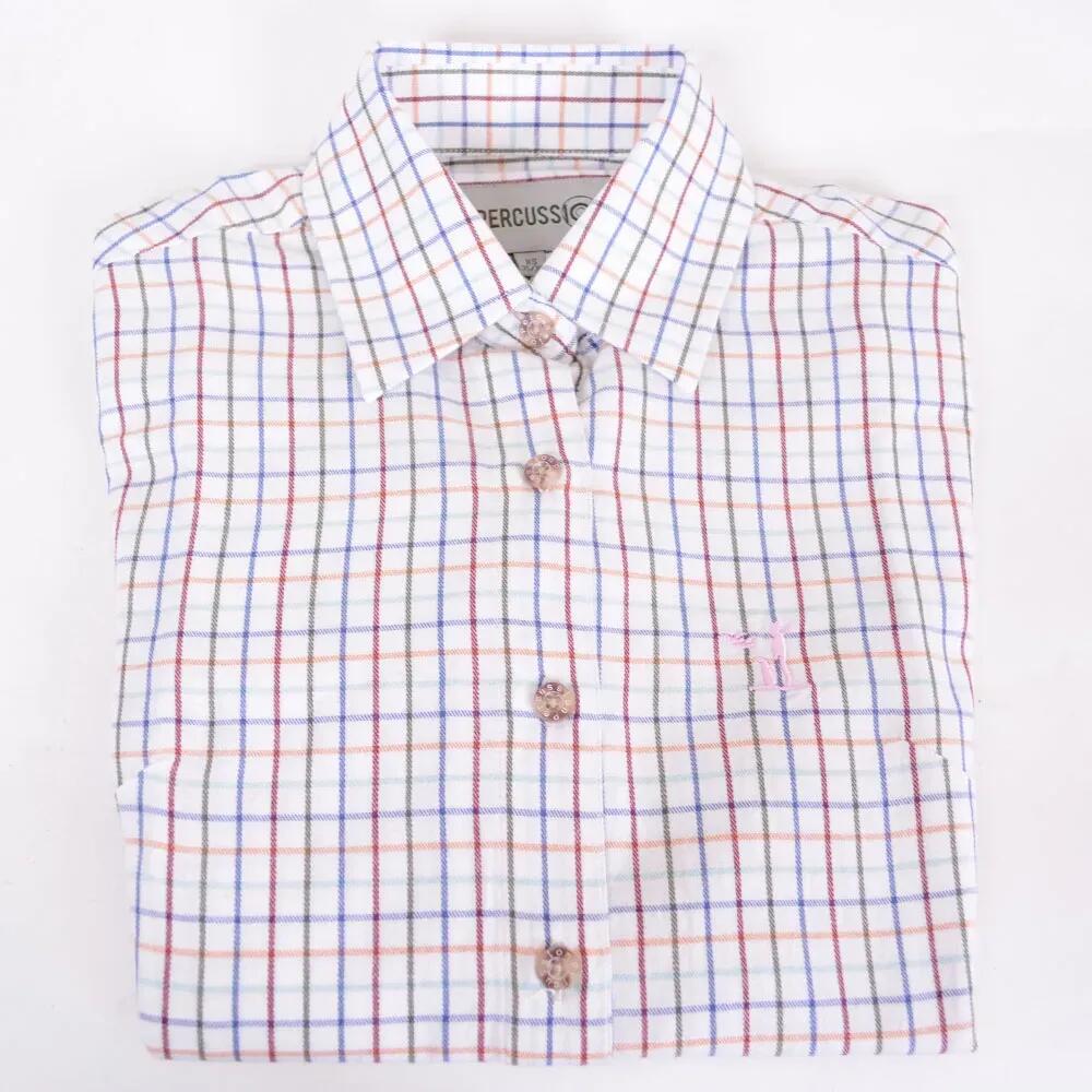 Chemise Percussion A Petits Carreaux Pour Femme -M 3/5