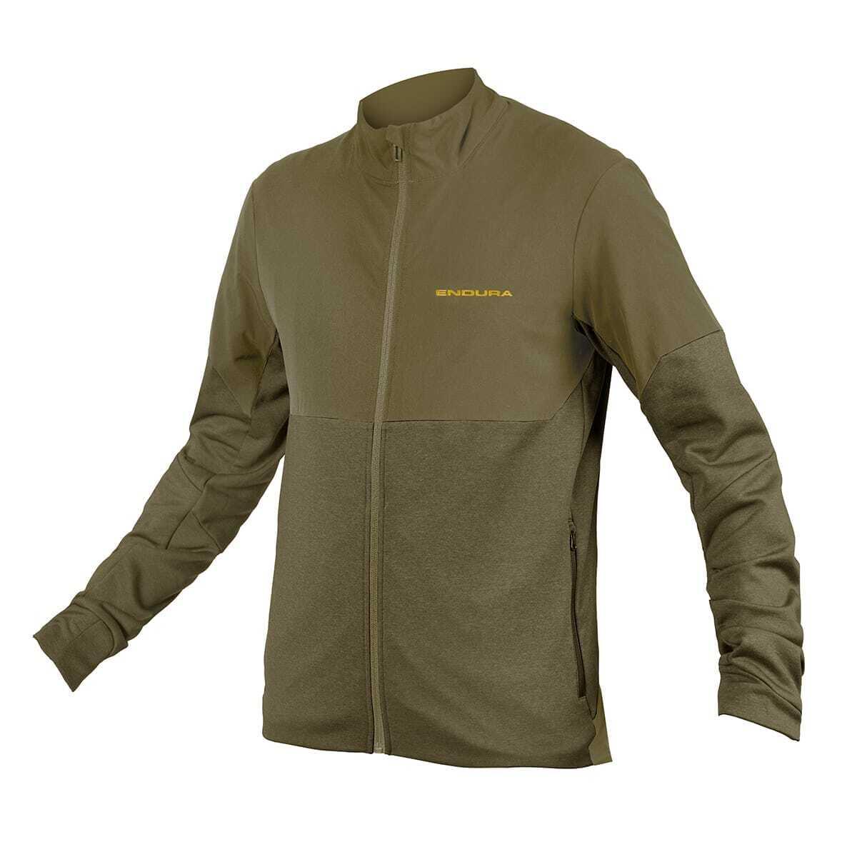 Bluza de ciclism pentru bărbați Endura Singletrack Thermal FZ tweed