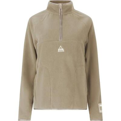 Fleece met halve rits voor dames sos munson
