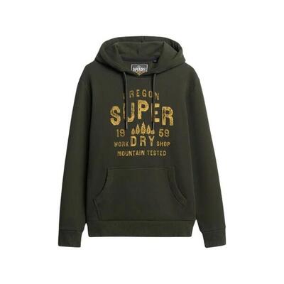 Hoodie superdry work shop