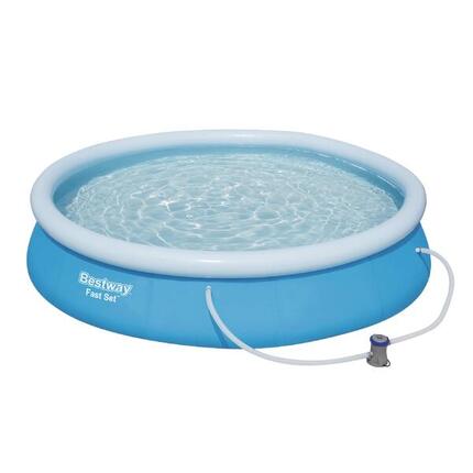 Ø 305 x 76 cm Bestway Fast Set Ronde Piscine avec pompe