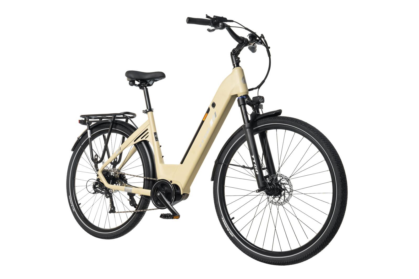 Hombre/Mujer 2026 C7SE, 150km 28", 9v, Bicicleta eléctrica, amarilla 2/7