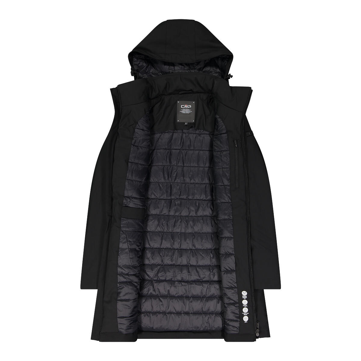 Parka con cappuccio da donna CMP 2/5