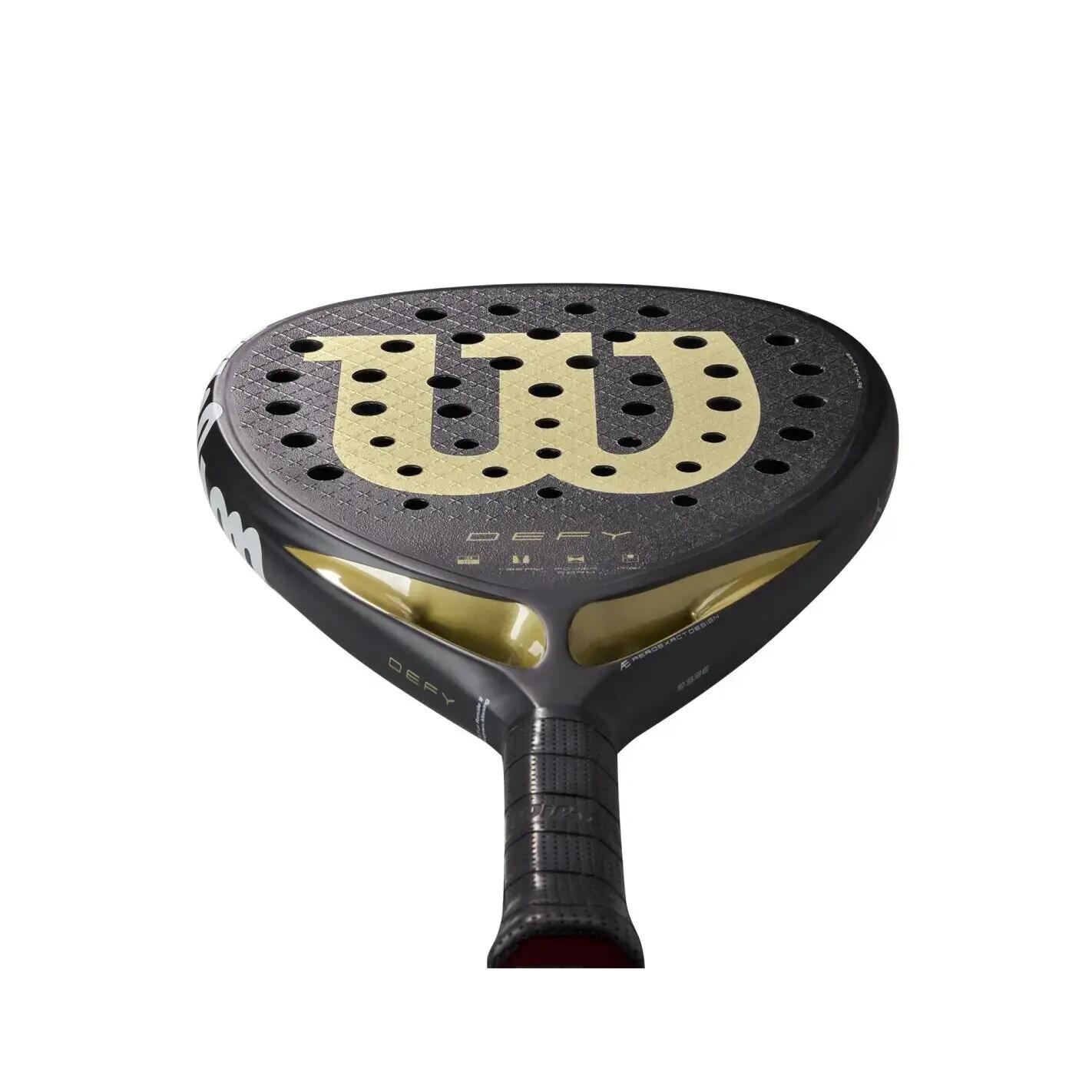 Wilson Defy V1 padelracket -  ZWART - unisex 6/7