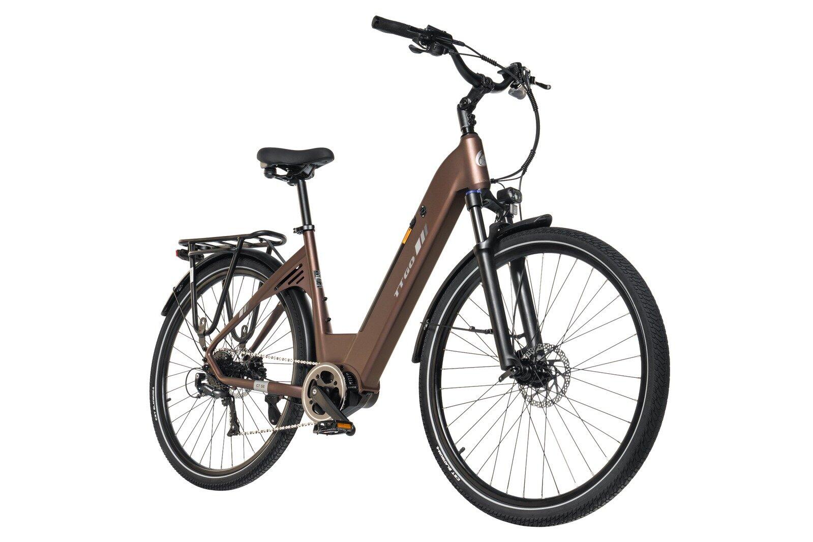 Masculino/Feminino 2026 C7SE, 150km 28", 9m, Bicicleta elétrica, marrom 2/7