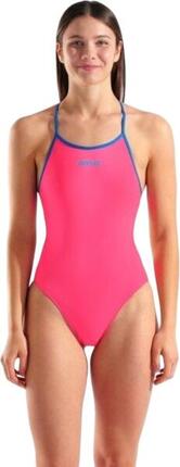 Maillot de bain Arena Dos Tie Rose/Bleu Femme