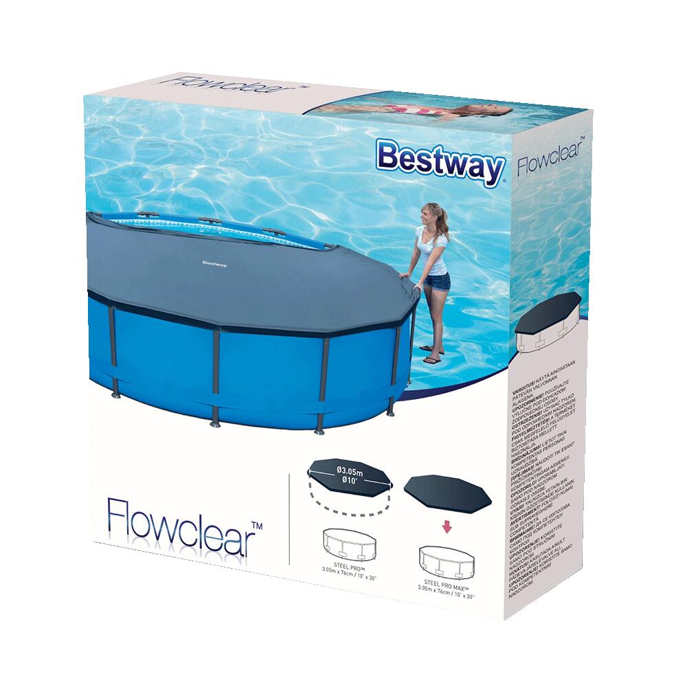 Bestway Zwembad afdekzeil 305 cm 5/9