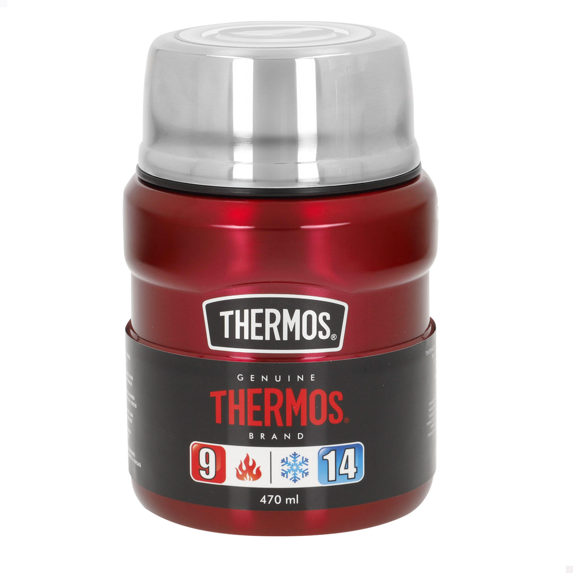 Garrafa térmica para alimentos quentes 470 ml em aço inoxidável 7/7