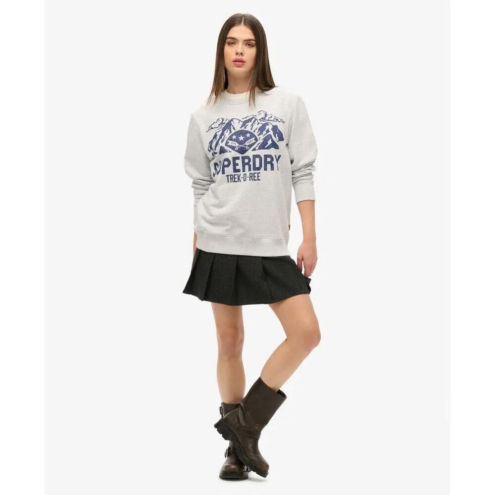 Oversize-Sweatshirt mit Muster für Frauen Superdry Outdoors 3/6
